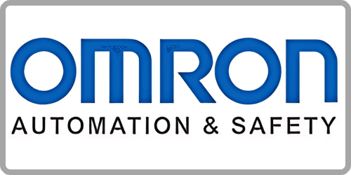 Omron logo representing Omron industrial automation products, including Omron PLCs (CP Series, CJ Series, CS Series, NX Series, and NJ Series), Omron HMIs (NB Series, NS Series, NA Series), and Omron industrial networks such as EtherCAT and EtherNet/IP, designed for advanced automation and machine control.